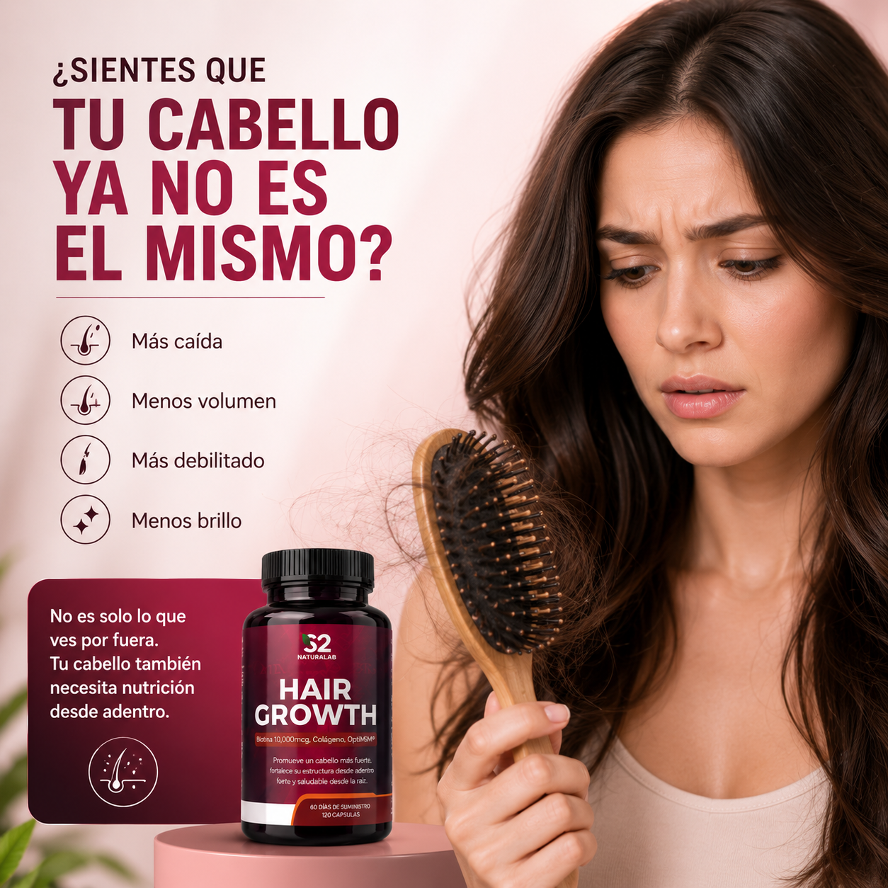 HAIR GROWTH -¿Tu cabello se está cayendo y ya no sabes que hacer?