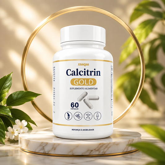 Calcitrin Gold GNE | Suplemento para Fortalecer Huesos, Articulaciones y Mejorar la Movilidad – 60 Cápsulas