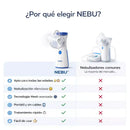 Nebulizador Portátil Pro 3 en 1 para Niños | Fácil de Usar y Llevar a Cualquier Lugar
