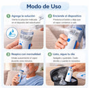 Nebulizador Portátil Pro 3 en 1 para Niños | Fácil de Usar y Llevar a Cualquier Lugar