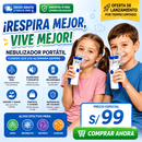 Nebulizador Portátil Pro 3 en 1 para Niños | Fácil de Usar y Llevar a Cualquier Lugar
