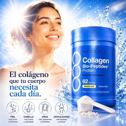 Neocell Colágeno Bio-peptides Protein 400g Sin Sabor